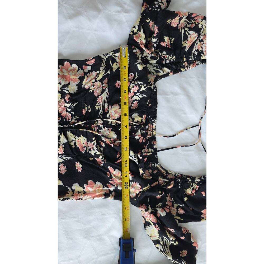 NWT Free People Hilary Print Floral Crop Top Boho XS - Picture 7 of 10